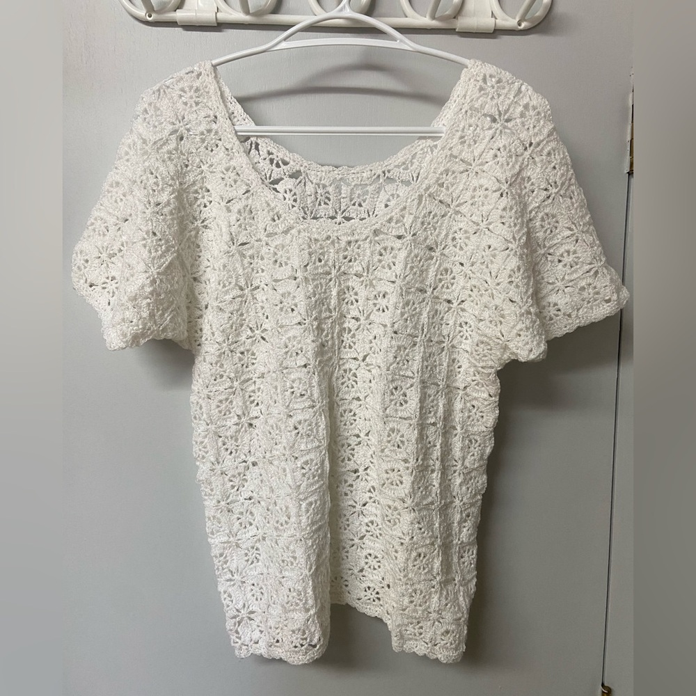 Handmade boho crochet top